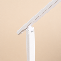 Lampe de table LED à 3 températures de couleur, rechargeable, pliable, pour la lecture