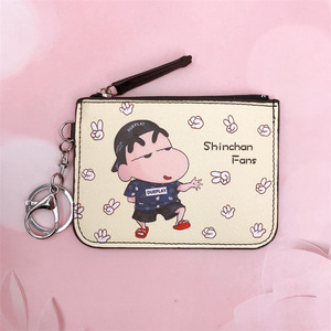 <span class=keywords><strong>กระเป๋า</strong></span><span class=keywords><strong>สตางค์</strong></span>หนัง PU ลายการ์ตูนอนิเมะชินจังน่ารักสำหรับเด็ก คุณภาพสูง พกพาสะดวก ใส่เหรียญ บัตรประชาชน กุญแจ - Product Image 5