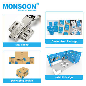 خزانة مطبخ مخفية MS02 من الفولاذ المقاوم للصدأ ، مفصلات باب خزانة مغلقة ناعمة من المصنع في الصين - Product Image 5