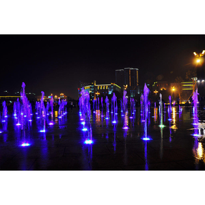 Alta Qualidade em Aço Inoxidável LED-Lit Jardim Ao Ar Livre Decorativo Stage Water <span class=keywords><strong>Fountain</strong></span> Dança Elegante - Product Image 3