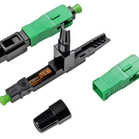 Cable de Fibra Óptica Pasivo FTTH de Fácil Instalación, Conector Rápido SC/LC para Adaptador, Marca ZAWEDA, Modelo de Componentes Ópticos, Precio de Fábrica