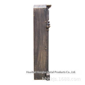 맞춤형 도매 유럽식 빌라 우편함 야외 벽걸이형 방수 레트로 우편함 제안함 알루미늄 브러시 골드 - Product Image 3