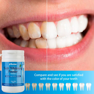 La poudre de perle de blanchiment des dents enlève les taches provoquées par le thé et le café gardent la bouche Fres - Product Image 2