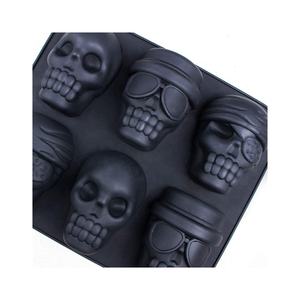 Molde de gelatina de silicona para hornear, molde de calavera para pastel, Pizza, sartén - Product Image 3