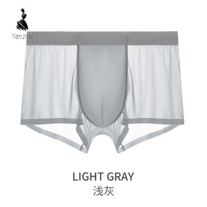 Classici ed Eleganti Boxer da <span class=keywords><strong>Uomo</strong></span> di Alta Qualità in Seta Ghiaccio, Slip Sexy in Cotone per <span class=keywords><strong>Uomo</strong></span> - Product Image 3