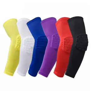 Feiyali Compression Padded Arm Sleeve Elbow Support Atmungsaktive Waben arm stütze für Basket able