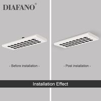 Haute Qualité De Luxe Nordique Salon Chambre Moderne Ultra-Mince Fard À Paupières Magnétique Encastré Led Plafonnier