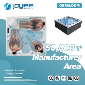 JOYEE Spa de jardin personnalisé pour 2 à 5 personnes, OEM Chine, hôtel, villa, jacuzzi extérieur de luxe Balboa, ABS multi-jacuzzi, bain à remous - Product Image 1