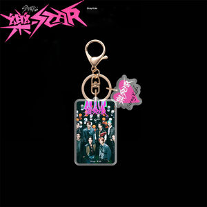 KPOP Porte-clés acrylique pour enfants errants ROCK STAR Album Figure Porte-clés Sac Pendentif BangChan HyunJin <span class=keywords><strong>Felix</strong></span> Décor Accessoires Fans Cadeau - Product Image 2