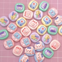 100 Breloques en Résine Animaux Kawaii pour Slime, Accessoires DIY pour Enfants, Ornements Mignons à Dos Plat, Décoration de Coiffure et Embellissement