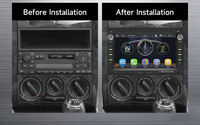 Autoradio Android BQCC 7 pouces FM AM RDS BT Carplay Mirrorlink Écran multimédia pour véhicule Stéréo pour Volkswagen Passat 1997-2009