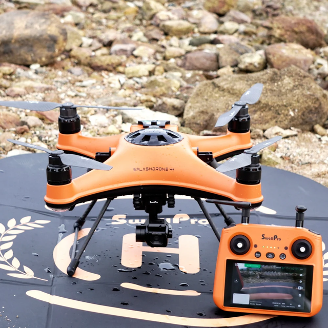 SwellPro SplashDrone 4 Plus (SD4+) Multifunctional Waterproof Drone Water Testing Infrastructure Inspection with 4k Camera