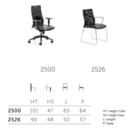 Chaises pivotantes de bureau de direction robustes et durables de fabricant italien de qualité supérieure pour l'exportation