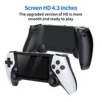 Console de jeu vidéo portable rétro M25, 64 Go, 20000 jeux, écran HD IPS de 4,3 pouces, joystick 3D, rechargeable, double haut-parleur, portable