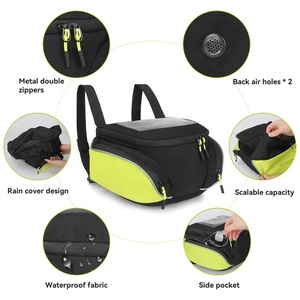 ADV Dual Sport Touring Dirt Bikes 8L 1680D Sac à bagages de <span class=keywords><strong>moto</strong></span> étanche avec fermetures éclair antichoc et poche pour carte de téléphone - Product Image 5