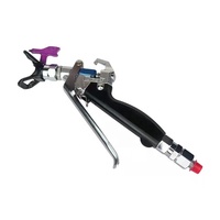 Pistolet de peinture à tige droite, pistolet à mastic pour pulvérisation de mastic sans air, accessoires de pulvérisation, 30 w 350 bars