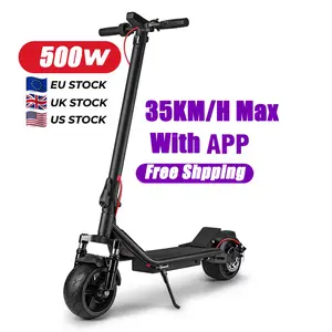 USA EU kho 9inch lốp xe tay ga điện với 500W động cơ cho người lớn trẻ em 2 bánh xe scooter điện bánh xe đạp gấp E Xe tay ga