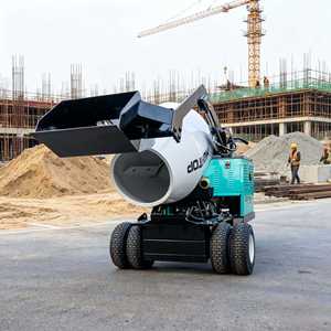 Cuve de mélange en acier inoxydable Cloujen 800L, mélangeur électrique industriel pour chantiers de construction - Product Image 1