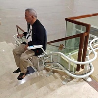 Nuevo Elevador Eléctrico para Escaleras CE, Silla Elevadora para el Hogar, Silla Elevadora para Escaleras Curvas