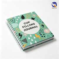 Planificateur à spirales relié en couverture rigide avec votre logo, impression personnalisée pour la papeterie de marque, promotionnel, directement de l'usine