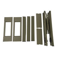 Table de camping pliable moderne pour barbecue et pique-nique, légère, réglable en hauteur, avec structure en aluminium, pour l'extérieur et le jardin