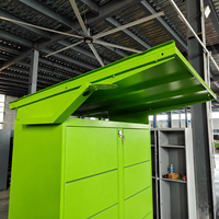 Système de casier à colis automatisé, casier de livraison intelligent avec auvent extérieur