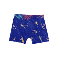 Boxers classiques personnalisables respirants, culottes sur mesure, slips avec logo imprimé tricoté, séchage rapide, tailles XL 3XL, vente en gros