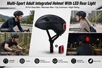 Casque de sport unisexe pour adultes, très vendu, avec feu arrière de sécurité PCEPS, casque de vélo pour VTT