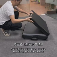 Soporte interior colgante Led pantalla de vídeo plegable ultrafino ultraligero Wifi Control caja portátil Led pantalla de publicidad