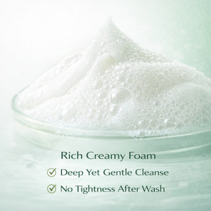 Crème nettoyante pour le visage bio à la Centella avec BHA/PHA/LHA, nettoyant quotidien non desséchant pour affiner les pores, adapté aux peaux acnéiques et grasses - Product Image 5