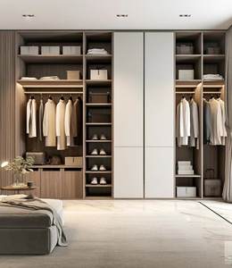 Armoire en aluminium, <span class=keywords><strong>bois</strong></span>, designs modernes, antique min commande, chambre automatique, PVC, <span class=keywords><strong>bois</strong></span>, plastique - Product Image 4