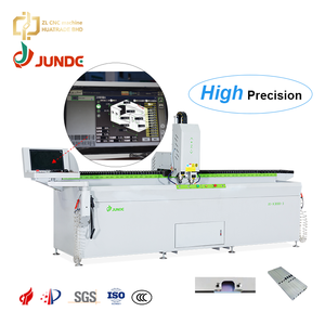 Équipement de perçage et de fraisage CNC industriel JUNDE pour profilés de fenêtres et de portes en aluminium, changement d'outil manuel ER25, haute stabilité - Product Image 1