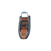 Bateau pneumatique de luxe Premium LUX-610 RIB 6,1 m 200 CV pour la pêche en famille et les sports nautiques