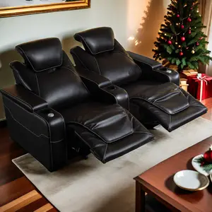 Nieuw Comfortabel Ontwerp 2 Lover Seats Sofa Stoel Met Elektrische Fauteuil Bekerhouder Met De Armsteun