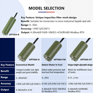 Rs485เซ็นเซอร์ระดับน้ำมันเชื้อเพลิง420mA อุทกสถิตใต้น้ำ - Product Image 5