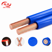 Kabel Daya Tembaga Fleksibel Berinti Tunggal 4mm BVR Berisolasi PVC untuk Sistem Pendingin Udara