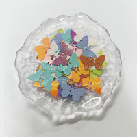 Usine directe PVC/PET perles de paillettes en vrac forme de papillon pour la décoration de vêtement pour la conception d'artisanat de bricolage