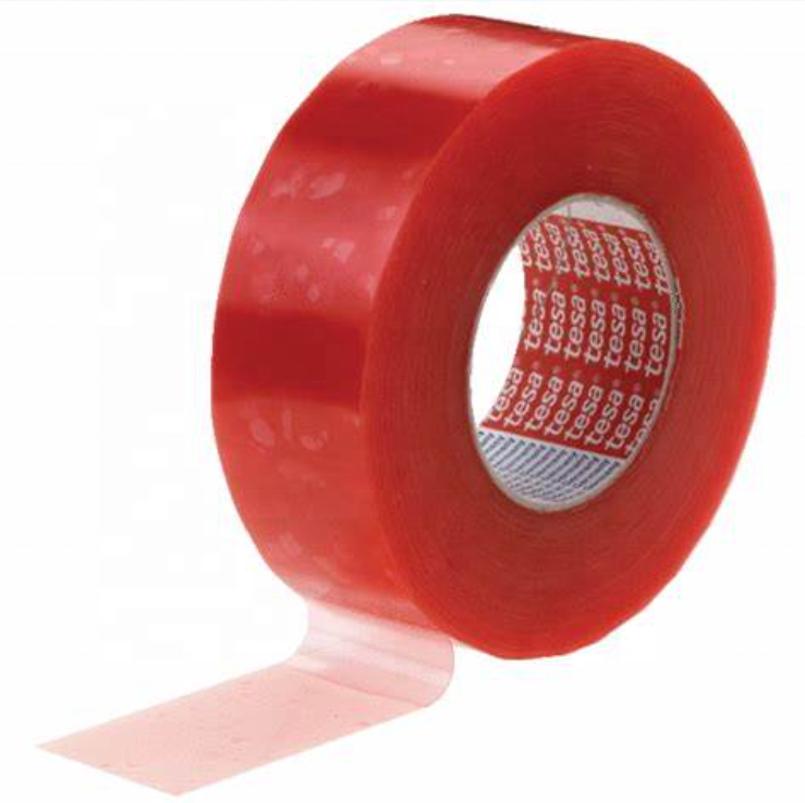4967 Transparent Double-Sided Self-Adhesive Tape 50m Length with PET Backing Modified Acrylic Adhesive for Masking Purp