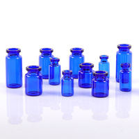 InjexMed - Vial de Vidrio Transparente Portátil de 3 ml para Viajes, Cuidado Personal, Suero Corporal, Solución de Envase Cosmético Líquido