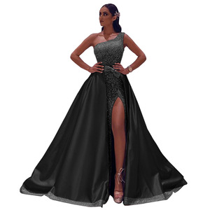 evening gown with train
