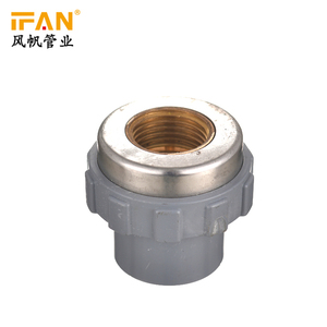 IFAN-enchufe macho CPVC SCH80, inserto <span class=keywords><strong>de</strong></span> latón <span class=keywords><strong>de</strong></span> 1/2 pulgadas, acoplamiento <span class=keywords><strong>de</strong></span> <span class=keywords><strong>PVC</strong></span> gris, 3/4 pulgadas, CPVC, suministro <span class=keywords><strong>de</strong></span> fábrica - Product Image 4