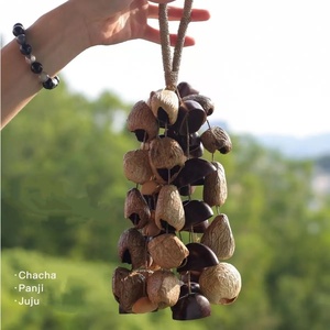Wholesale Natural Nut Shell Wind <b>Chime</b> <b>Bell</b> for Sound Therapy Sound Healing for Yoga Meditation Relaxation Home Decor - Product Image 2