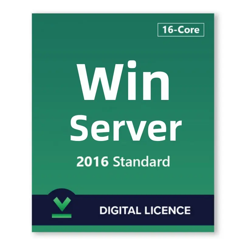 Win Server 2016 กุญแจลิขสิทธิ์มาตรฐานดิจิตอลการเปิดใช้งานออนไลน์ 100% Win Server 2016 Std รหัสคีย์ตลอดอายุการใช้งานส่งโดย Ali แชทเพจ