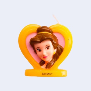 Candela di compleanno Disney Beauty a forma di cuore da 5,5 cm per decorazioni per feste - Product Image 1