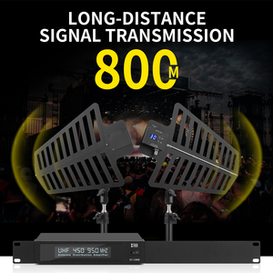 Xtuga Sy1000 10 Kênh Chuyên Nghiệp Phân Phối Tín Hiệu Ăng Ten Khuếch Đại Không Dây Hệ Thống Micro Ăng Ten Khuếch Đại - Product Image 2