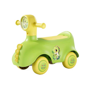 Cute Dino Children's Balance Bike 12 Inch Four Wheel <b>Plastic</b> <b>Frame</b> For 1-3 Year Olds - Product Image 1