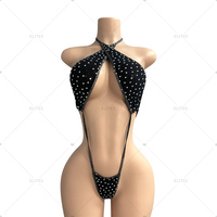 ELITES Tenue de Danseuse Exotique une Pièce en Diamant Vente en Gros