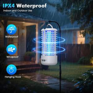 Saijzek 2500mah Rechargeable Portable Bug Zapper Tueur d'insectes moustiques haute efficacité avec <span class=keywords><strong>lampe</strong></span> à LED matériau ABS - Product Image 3