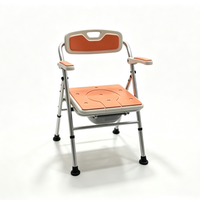Chaise de douche médicale durable certifiée CE avec embouts en caoutchouc antidérapants, unisexe, pour la sécurité des personnes âgées dans la salle de bain, garantie 1 an