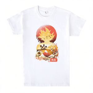 Camiseta Ukiyo E House, diseño de arte japonés blanco, ropa informal unisex - Product Image 2